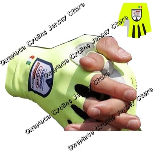 2021 Wanty Cycling Gloves Pro Team Bicycle Jersey Fluorescence Gel Half Finger Glove One Pair Guante ciclismo Gant Cyclisme