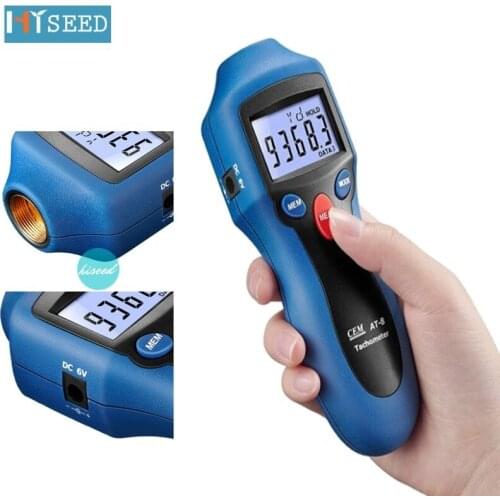 AT-8 handheld tachometer non-contact speed test car speed laser tachometer AT-10