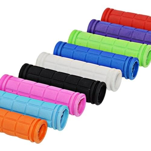 Rubber Bike Handlebar Grips Cover Mountain Bicycle Handles Anti-skid Bicycles Bar Grips Fixed Gear Bicycle Parts