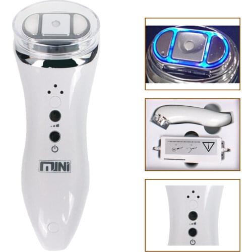 Ultrasonic Mini Hifu High Intensity Focused Ultrasound Facial Lifting Machine Face Lift RF LED Anti Wrinkle Skin Care Spa Beauty