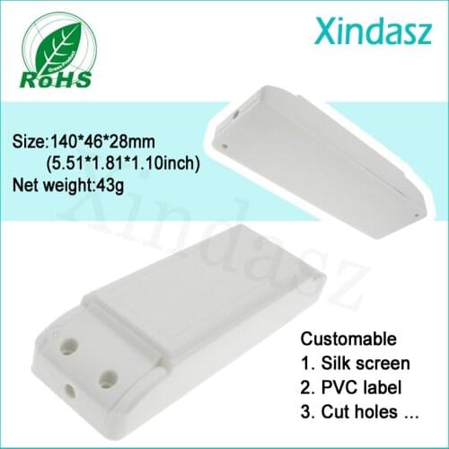 XDL-007 10pcs/lot Newest led housing plastic case box plastic housing electronic 140*46*28mm