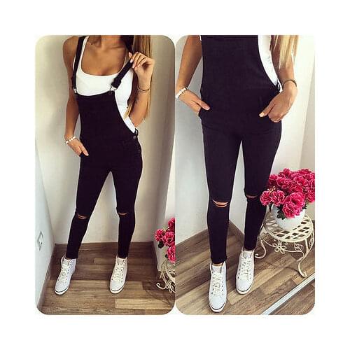2020 New Hot Fashion Women Lady Slim Denim Jeans BIB Long Pants Overalls Straps Jumpsuit Rompers Trousers Casual женское платье