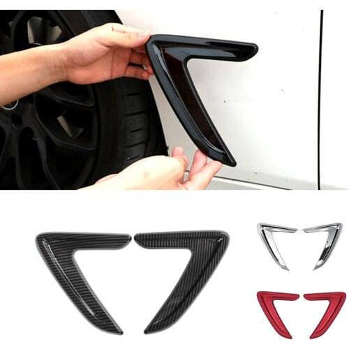 For BMW 3 Series F30 2013 2014 2015 2016 2017 2018 2pcs Car Side Wing Air Flow Fender Grill Outlet Intake Vent Trim