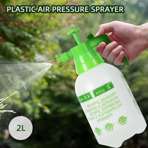 Behogar 2L Plant Watering Cans Plastic Spray Bottle with Two Spray Mode Fine Mist for Garden Watering Cleaning Disinfecting