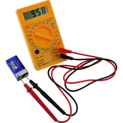 DT-830B LCD Digital Multimeter Electric Voltmeter Ohmmeter AC DC Amp Volt Ohm Tester Meter Ammeter Current Handheld Tester Tool