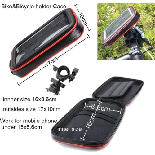 Touch Screen Bicycle Bike Motorcycle Phone Holders Stands Case Bag For Galaxy Note8/S8/S8 Plus S8+/S6 edge Plus/Note 5/Note edge