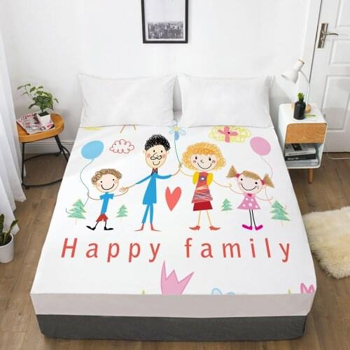 Children Elastic fitted sheet bed sheet With An Elastic Band Bedding For Kids baby child Mattress Cover Single 160x200 Bed cover