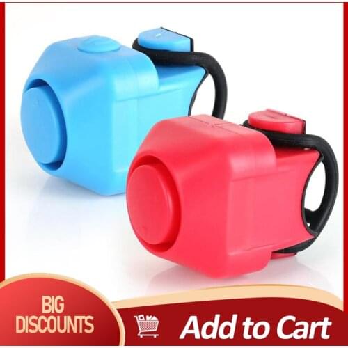 Electric Cycling Bell Horn Rainproof MTB Bicycle Handlebar Silica Gel Shell Ring Bike Bell Bicycle Accessories Dropshipping