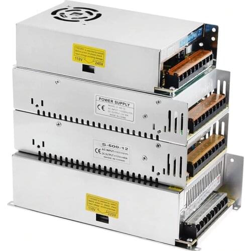 DC 12V 24V Power Supply 10A 20A 25A 30A 33A 40A 16.5A Switching Power Supply Volt 220V to 12V AC-DC SMPS 110V for 3D Printer