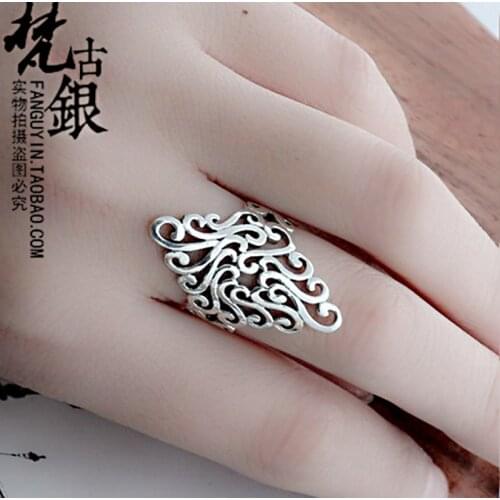 Luxury Brand Flower Rings For Women Wedding Statement Jewelry Valentines Gifts Lover Finger Ring