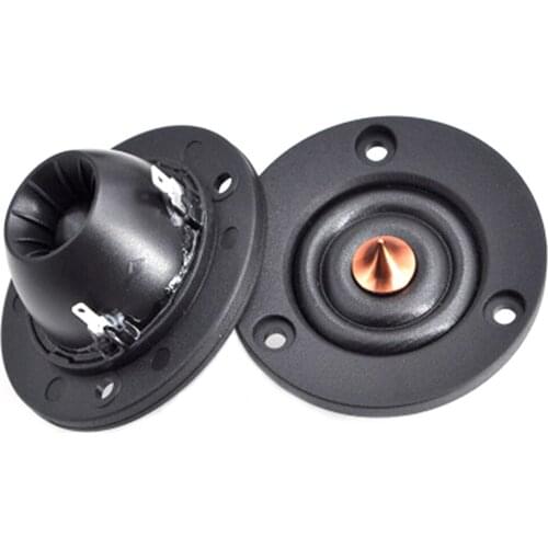 2pcs Car Modification Speakers 2 inch 4 Ohms 30W Silk Film Dome Tweeter Speaker Loudspeaker HIFI Fever Horn