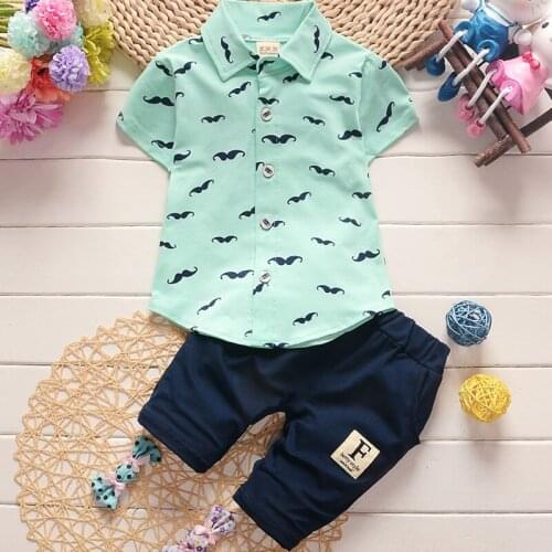 Hot Sale Baby Boy Clothes Summer Kids Clothes Sets T-shirt+pants Suit Star Printed Clothes Newborn Sport Suits Infant Clothing