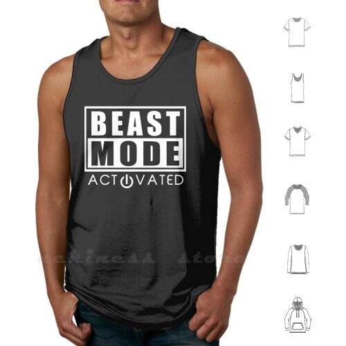 Beast Mode Gym Bodybuilding Sport Motivation Tank tops vest sleeveless Beastmode Beast Mode Muscle Lifting Gym