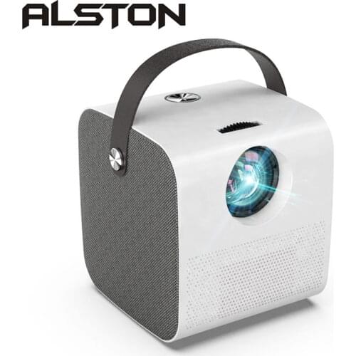 ALSTON Q3 MINI LED Projector 2800 lumens Support Full HD 1080P 3D Video Beamer Home Cinema