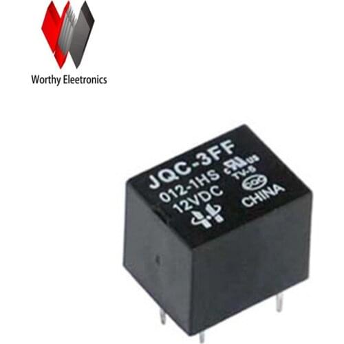 Wholesale 10pcs/lot relay JQC-3FF-012-1HS