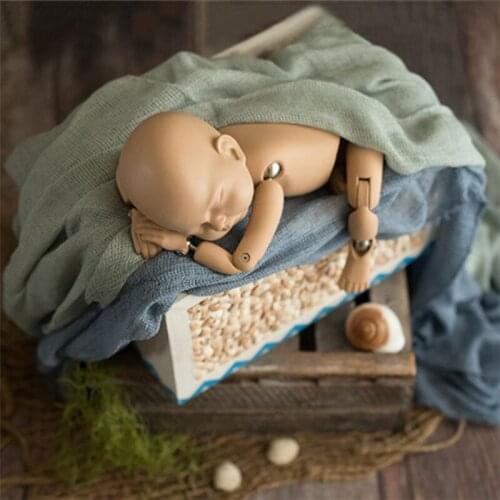 Newborn Photo Wrap 180x95cm Soft Reticulated Yarn Baby Photography Blanket Studio Fotografie Newborn Posing Wrap Accessories Boy