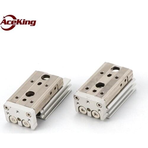 Pneumatic guide linear precision biaxial sliding table cylinder HLQ/ mxq 16/20-10/20/30/40/50/75/100 / annex as A BS B MXQ16-50A