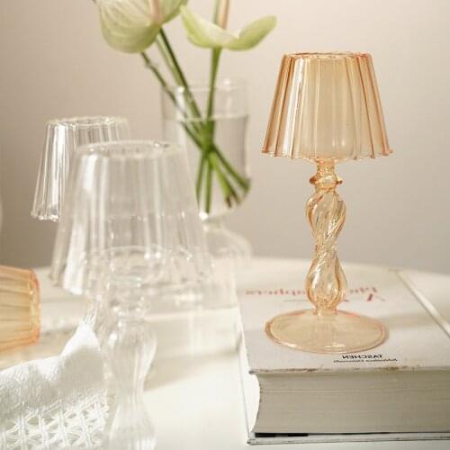 Candle Holder Vintage Decor Terrarium Candles For Home Decor Bougie Parfumee Glass Wedding Tealight Candle Holder Подсвечник