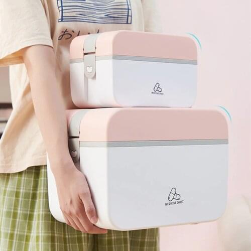 Portable Medicine Storage Box Multifunctional Outdoor Camping Medical Box Home First Aid Kit First Aid Medical Supplies Toolbox