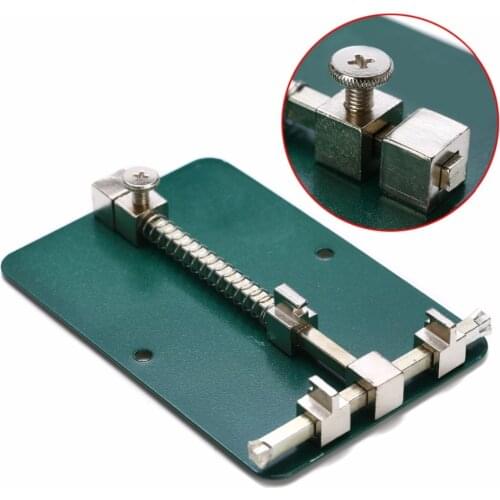 1pcs Adjustable Metal PCB Holder Stand For Fixtures Mobile Phone Repairing Soldering Iron Rework Tool 12cm x 8cm