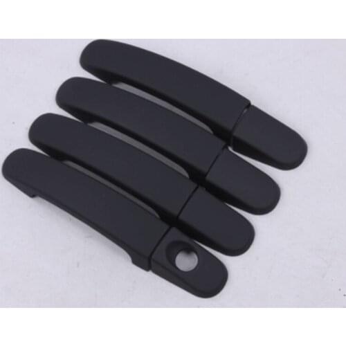 Luxurious Carbon Fiber Chrome Car Outside Door Handle Cover For Ford Focus Escape Kuga Ranger 2012-2018 Door Handle Trim Styling