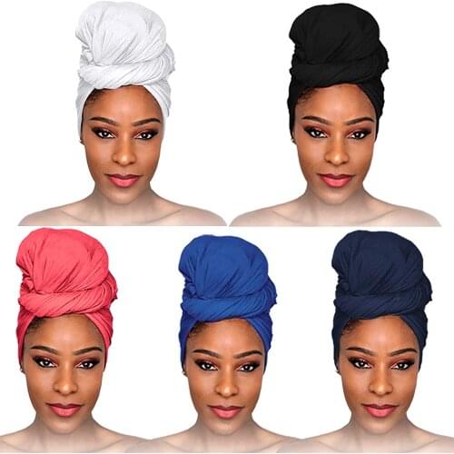 Africa Headwear Muslim Hijab Jersey Scarf Fashion Shawl Head Scarf foulard femme musulman Islam Clothing Arab Wrap hoofddoek