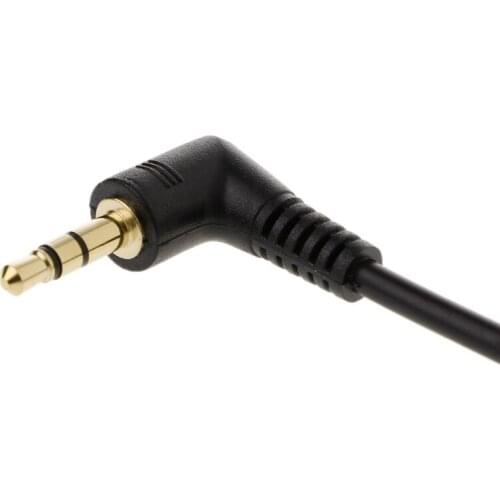 10cm Auto Car Right Angle Male To Male 3.5mm Aux Jack Speaker CableAdapter