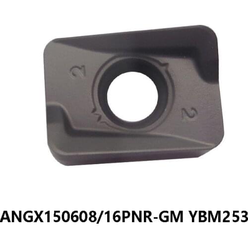 100% Original ANGX150608PNR-GM ANGX150616PNR-GM YBM253 Milling Cutter Inserts ANGX 150608 150616 Lathe Cutter Turning Tools