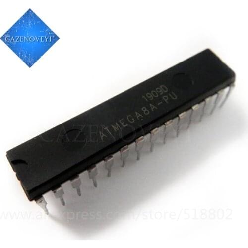 1pcs/lot ATMEGA8L-8PU ATMEGA8A-PU ATMEGA8L-8 ATMEGA8L DIP-28 In Stock