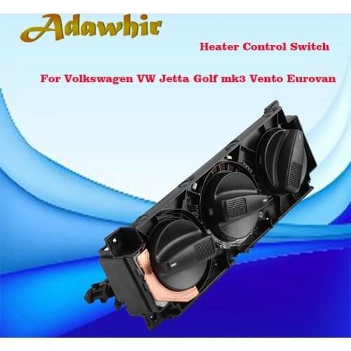 A C Heater Control Panel Climate Control Switch Unit For VW Jetta & GOLF mk3 VENTO EUROVAN Multivan Seat Ibiza Arosa 1H0820045D