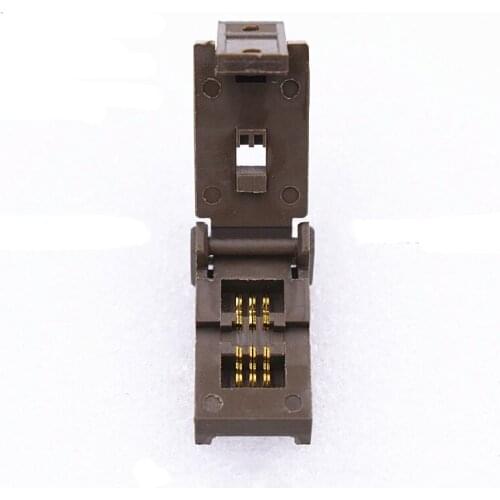 ANDK SOT89-6L Burn in socket pin pitch 1.5mm IC body size 2.5mm clamshell test programming adapter original socket