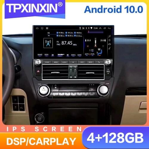 12" IPS touch Screen Android Car Radio For Toyota Prado 2014 - 2017 Multimedia Video Recorder DVD Player Navigation GPS 2 din