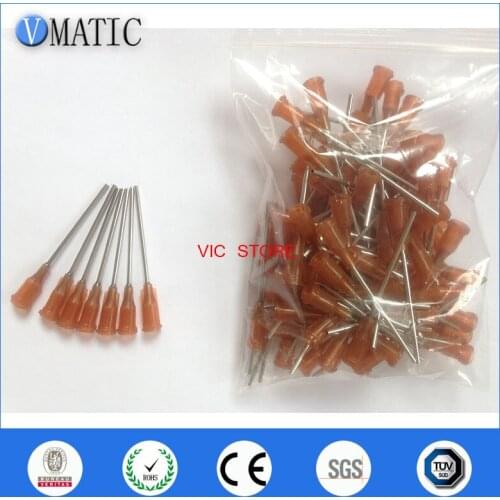 Free Shipping 15G 1.5'' Dispenser Needle Tips Luer Lock Tip End Dispensing Tips And Needles 1-1/2 Inch