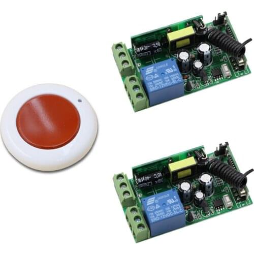 AC 85V 110V 125V 220V 240V 250V Wireless Relay Remote Control Switch Remote Power Switch System 1CH 10A Receiver Transmitter