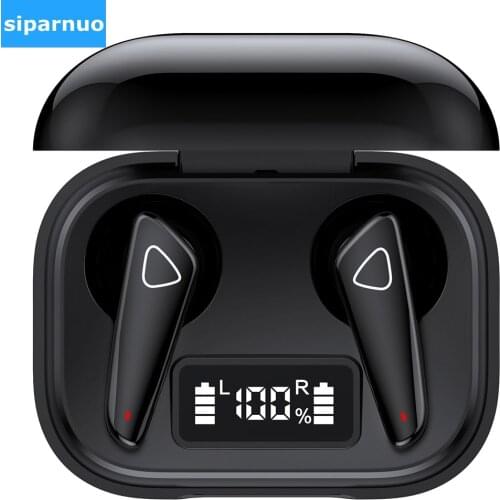 TWS Earbuds Wireless Headphones Bluetooth V5.0 Earphones Sports Earbud HIFI Stereo Waterproof Touch Control LED Display Headset