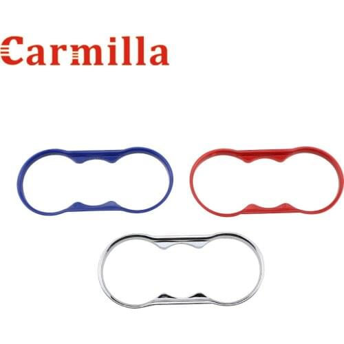 Carmilla Car water cup decoration trim ABS Chrome auto accessories Case For Ford Focus 2 2005-2011 Fiesta 2 3 2009-2011 2012