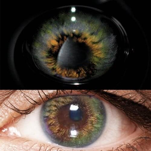 RIO-Mrs.H Colored Contact Lenses For Eyes Cosmetic Colorful Beautiful Pupil Tone Yearly Color Contact Lens Non Prescription Len