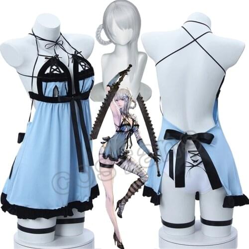 NieR:Automata Figure 2B Fanart Sexy Lycra Bikini Swimsuit Cosplay Costume NieR Automata Costume Play Wigs Halloween Bikini Glove