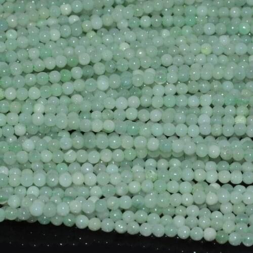 Natural Burma Jade / Jadeite Small Round Beads 2.5mm, Not Perfect Round