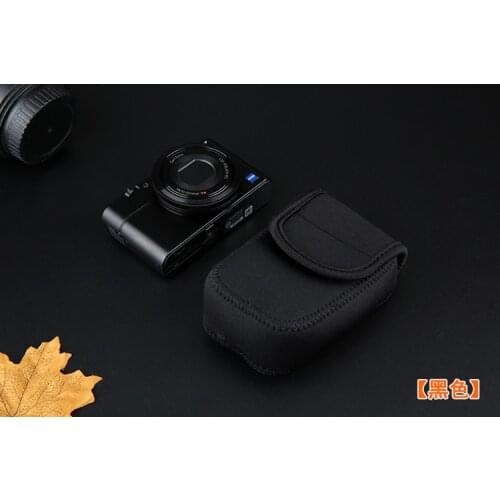 Neoprene Soft Digital Camera bag cover Case Pouch for Sony RX100 RX100II V M3 RX100 M4 M5 HX50 HX60 HX80 HX90 W830 WX500 HX90V