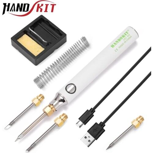 Original USB Electric Soldering Iron Kits 5V 8W Tin Solder Iron USB Fast Charging Portable Microelectronics Repair Welding Tools