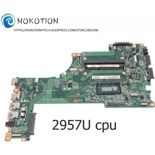 NOKOTION For TOSHIBA Satellite L50-B L50 Laptop Motherboard A000302270 DA0BLIMB6F0 MAIN BOARD SR1DV 2957U DDR3L