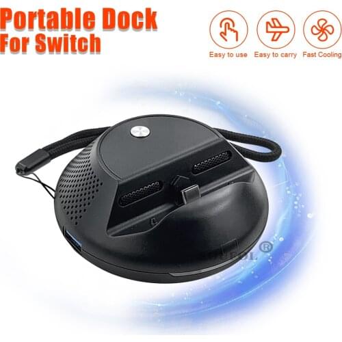 Dropshipping For TV Dock Switch Portable Dock Stand for NS Nintendo Switch Game Console with PCB board Cradle Holder