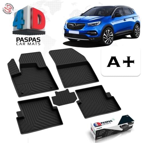 FOR Opel Grandland X BRAND CAR RUBBER MAT SLIP-RESISTANT OUTSOLE INDOOR ACCESSORIES BLACK COLOR MODIFIED LUX 2017 2018 2019 2020 MODEL