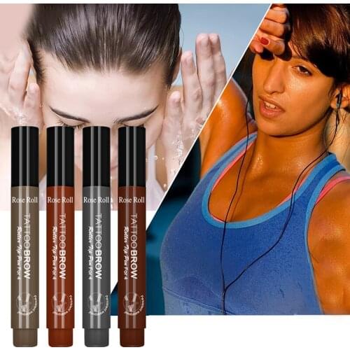 Beard Pen Barbers Pencil and Brush Male Mustache Repair Shape Effective Enhance Facial Hair Waterproof Proof Sweat Proof SANA889