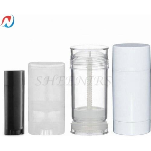 FreeShip 6pcs Empty 4ml 5ml 15ml 30ml 50ml 75ml twist up empty gel deodorant stick container deo stick tube bottle for deodorant