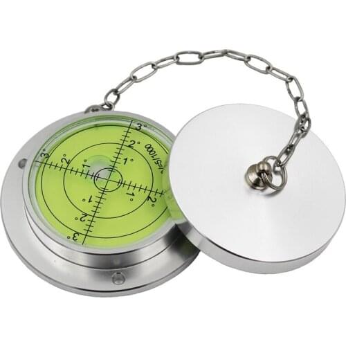 Crane universal level Bubble round level measuring Instrument equipment with protective cover