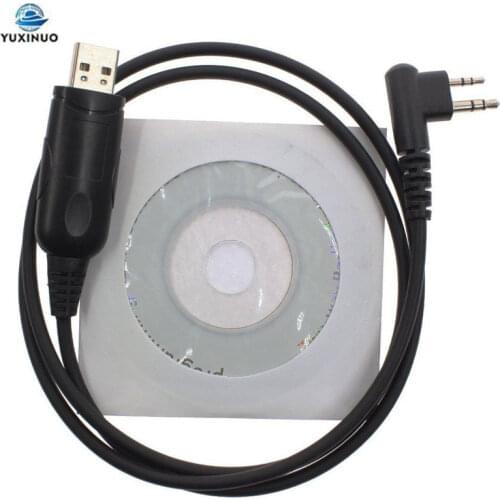USB Programming Cable with CD Software for HYT TC-500 TC-508 TC-600 TC-700 TC-610 TC-620 TC-1600 TC-2100 KST UV-F1000 Ham Radio