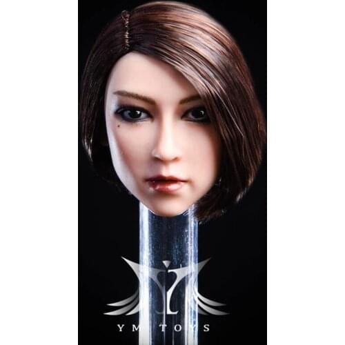 In stock 1/6 YMTOYS YMT020A/C Female Asian YA Head Sculpt Carving Fit 12" Figure Body Dolls for 12 inches Femal body