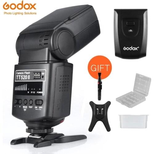 Godox Thinklite Camera Flash TT520II with Build-in 433MHz Wireless Signal for Canon Nikon Pentax Sony Fuji Olympus DSLR Cameras